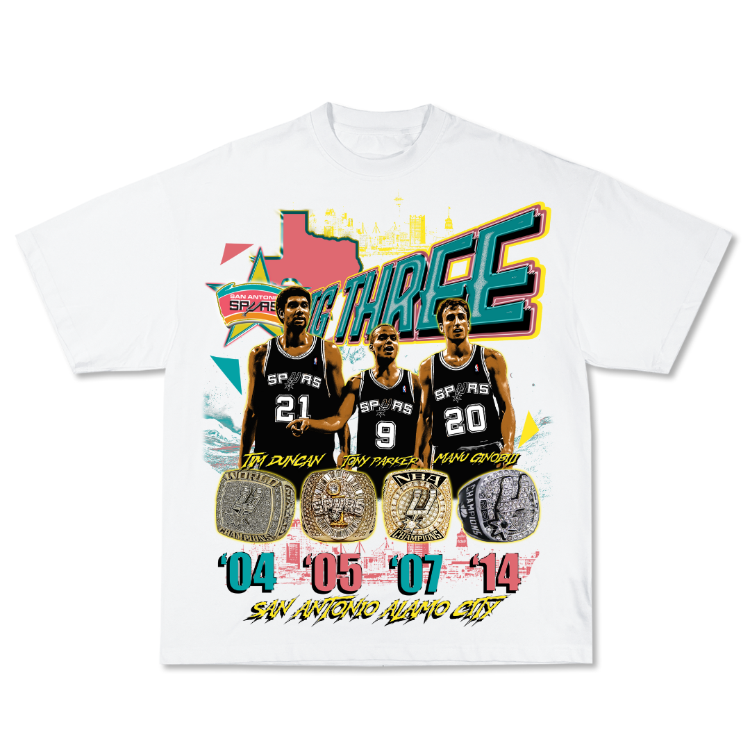 Spurs "Big Three" Tee