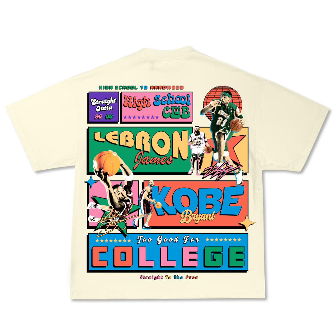 Bean & Bron "Highschool to Hardwood" Tee